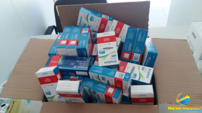 Nova Módica recebe doações de medicamentos da ONG Mais Saúde de Cariacica-ES