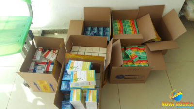 Nova Módica recebe doações de medicamentos da ONG Mais Saúde de Cariacica-ES