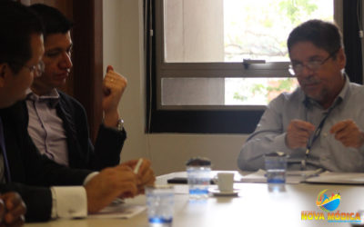 Lideranças Políticas de Nova Módica e o Deputado Estadual Márcio Santiago se encontram com a Presidente e o Diretor da COPASA em Belo Horizonte. | FOTO: Thiago Nascimento.