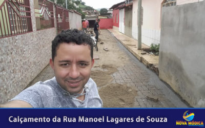 Calçamento da Rua Manoel Lagares de Souza