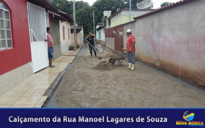 Calçamento da Rua Manoel Lagares de Souza