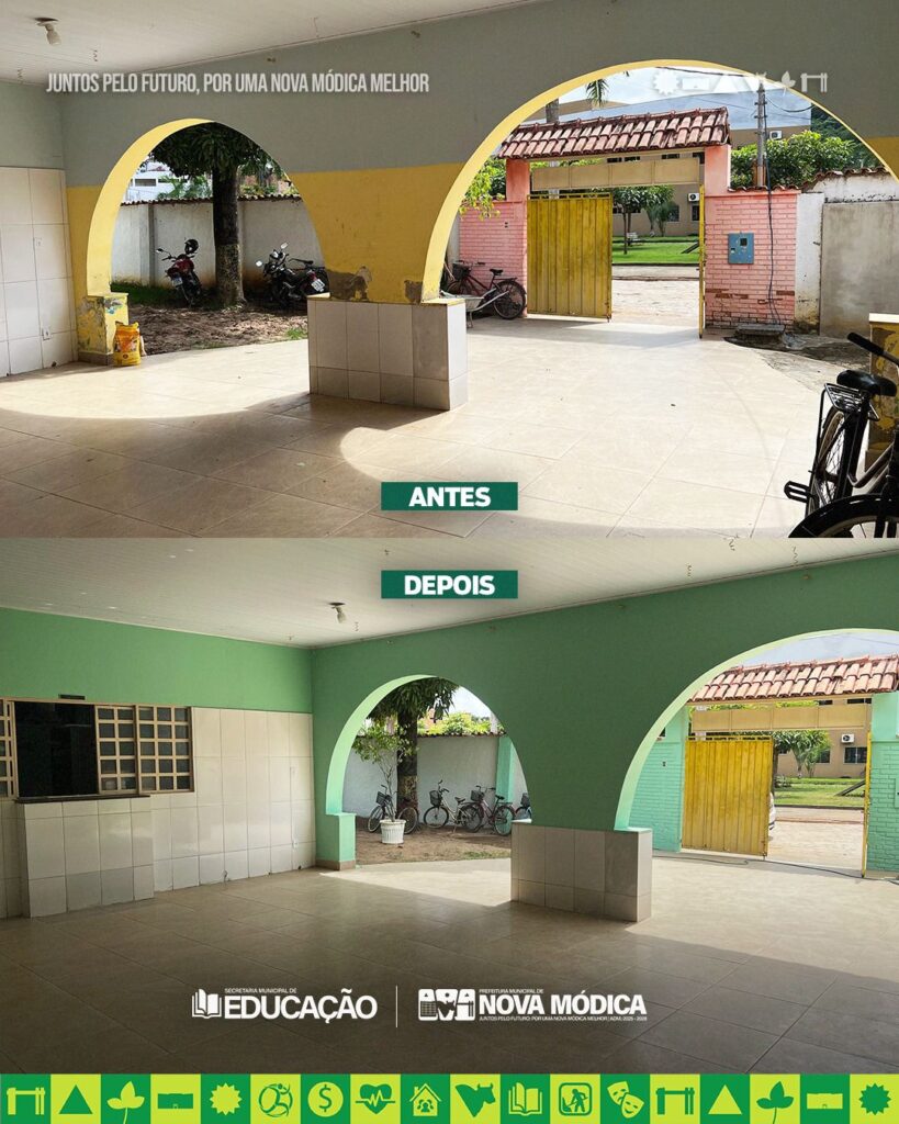 Reforma da Escola Municipal Vereador Antônio Rodrigues dos Santos 2025
