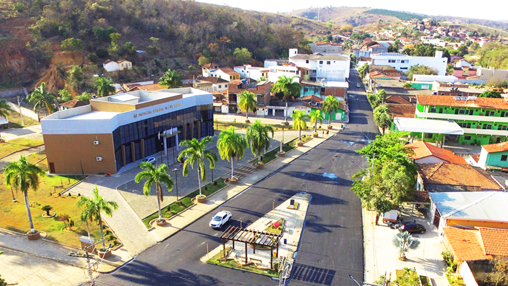 Sede do Município de Nova Módica/MG – Vista Aérea
