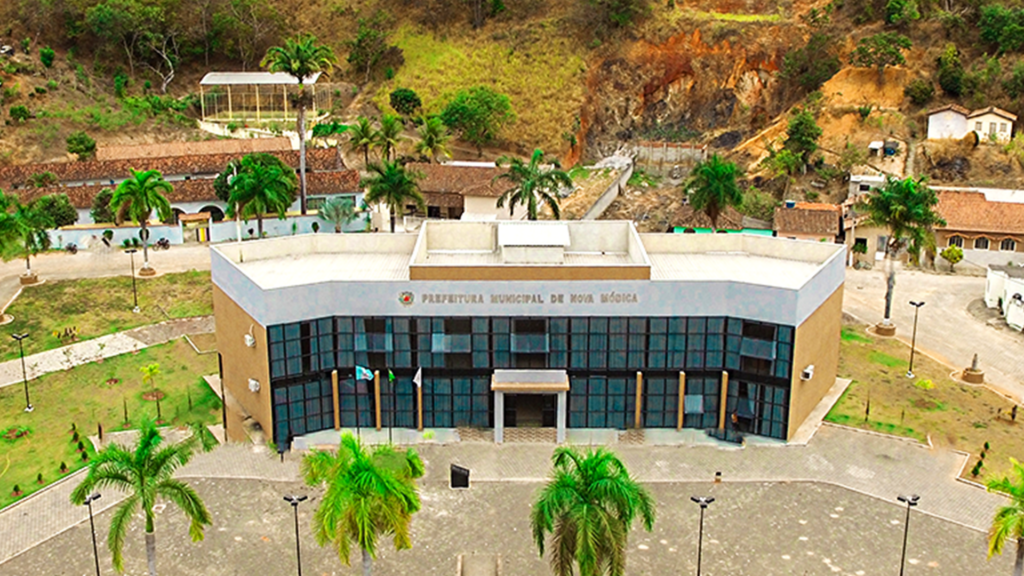 Sede do Município de Nova Módica/MG – Vista Aérea