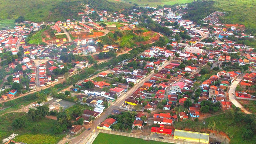 Vista Aérea do Município de Nova Módica/MG