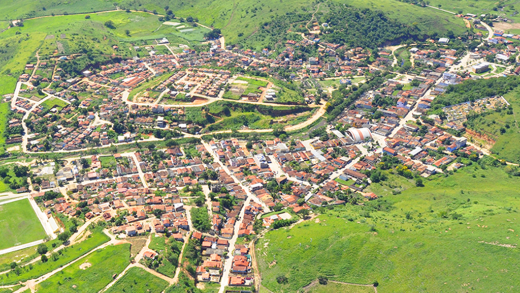 Vista Aérea do Município de Nova Módica/MG